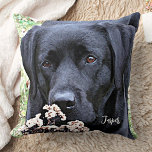 Coussin Photo personnalisée pour animaux de compagnie Amou<br><div class="desc">Tout semble mieux avec la photo de votre animal ! Ajoutez de l'amusement et du style à n'importe quelle chambre avec votre coussin photo personnalisé pour animaux de compagnie. Ajoutez votre photo préférée à ce coussin doux et customisez avec le nom de votre animal de compagnie. Un cadeau unique et...</div>