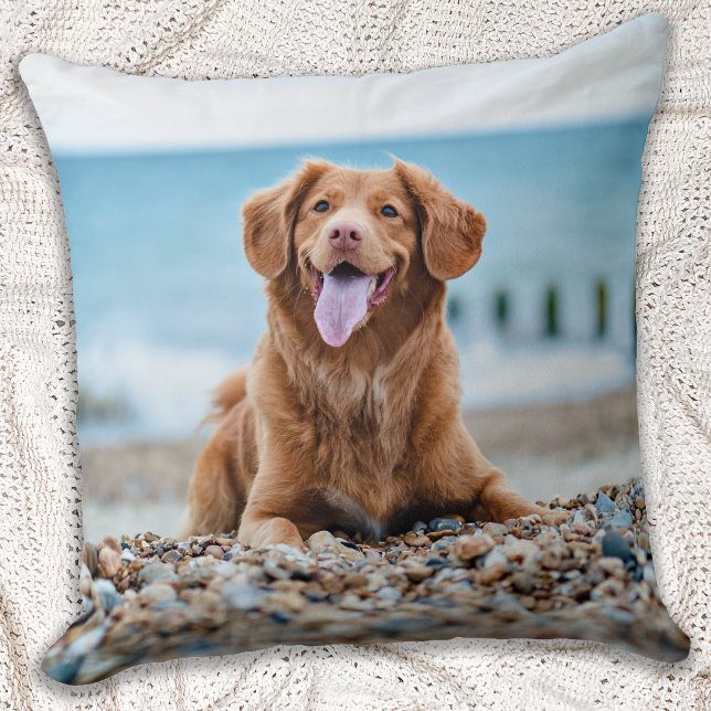 Coussin Photo personnalisée pour chien de compagnie (Créateur téléchargé)