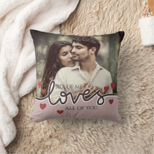 Coussin Photo personnalisée Saint Valentin Couple Love