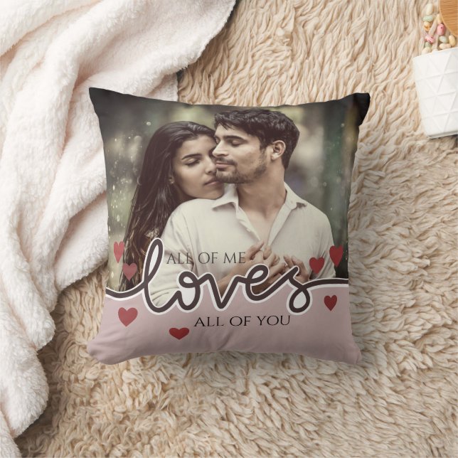 Coussin Photo personnalisée Saint Valentin Couple Love (Couverture)