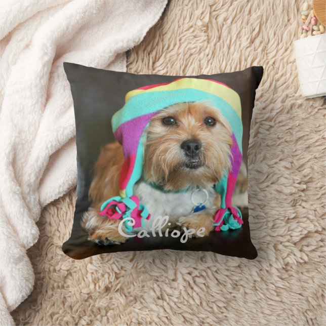 Coussin photo pour animal de compagnie personnalis (Couverture)