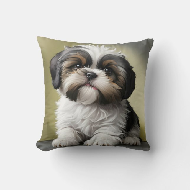 Coussin Photo pour animaux de compagnie moderne, Photo pou (Recto)