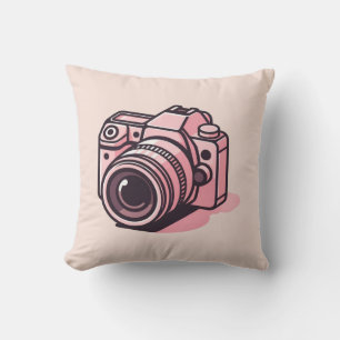 Coussin Photo reflex rose tendance Personnalisée