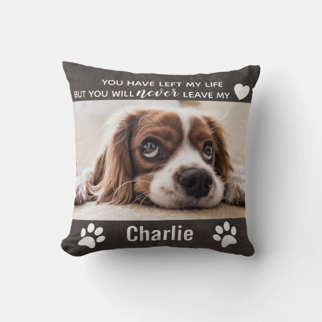 Coussin Photo sur mesure de chien Memorial  (Recto)