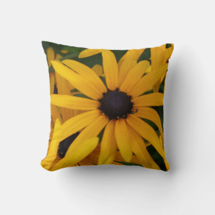 Coussin Photo Susan aux yeux noirs Jaune Jardin Jaune Orei