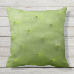Coussin Photo verte tropicale de cactus