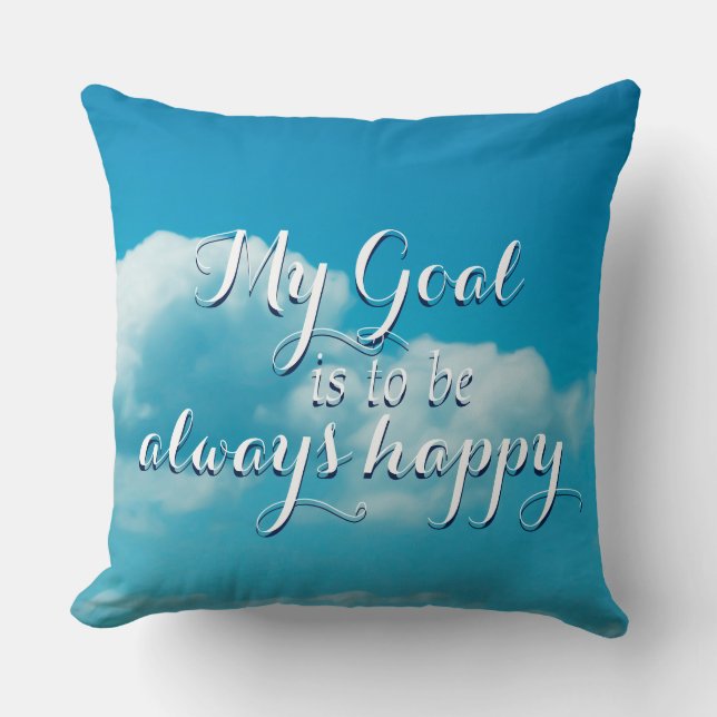 Coussin Photographe - clouds in the sky + your ideas (Recto)
