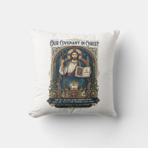 Coussin Photographe de mariage Jésus T-shirt chrétien