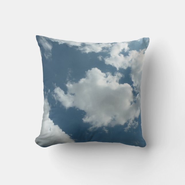 Coussin Photographie abstraite de ciel nuageux (Recto)