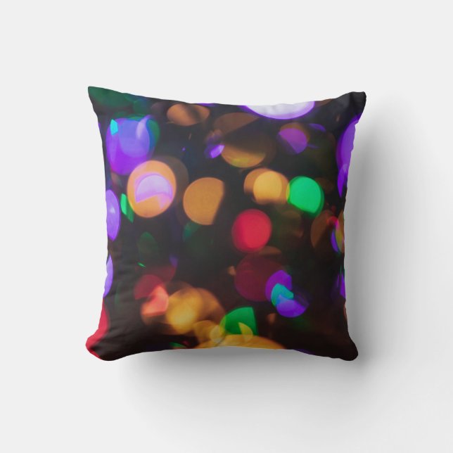 Coussin Photographie de Bokeh (Recto)