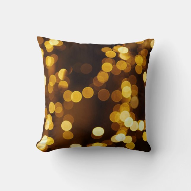 Coussin Photographie de Bokeh (Recto)