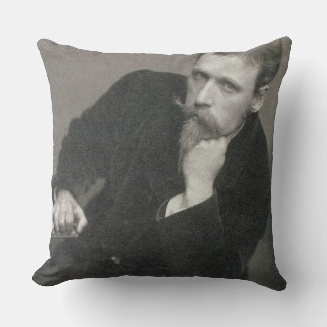 Coussin Photographie de portrait de la grue de Walter (Recto)