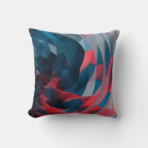 Coussin Photographie géométrique Poster de design d'art gé