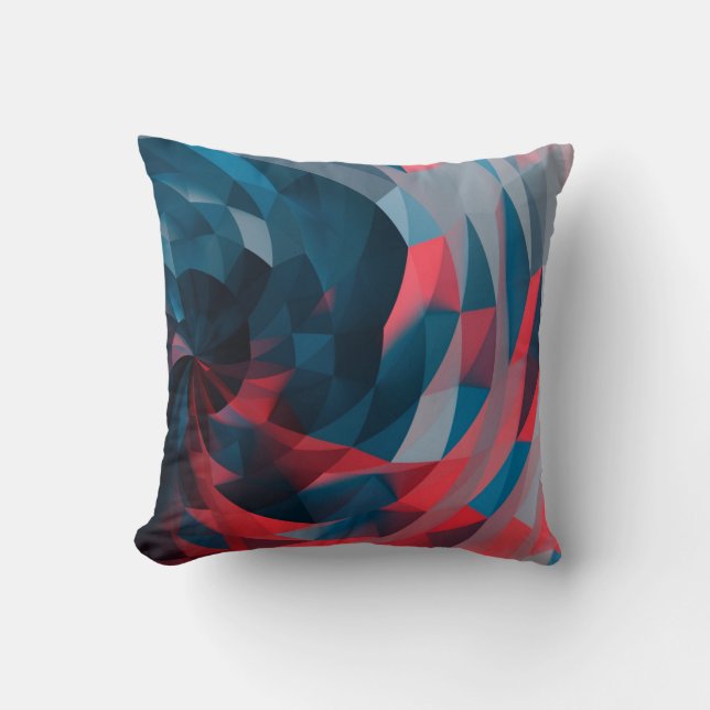Coussin Photographie géométrique Poster de design d'art gé (Recto)