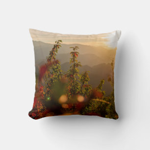 COUSSIN PHOTOGRAPHIE NATURELLE DES ARBRES VERTS SURPLOMBAN