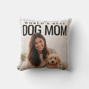 Coussin PhotoPop Meilleure Maman de Chien au Monde