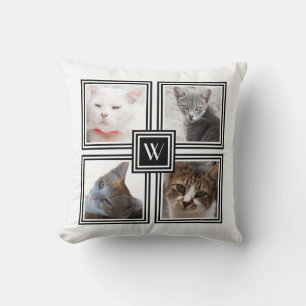 Coussin Photos modèles de chats encadrées