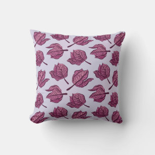 Coussin Physalis rose Fleur Motif Pastel Botanique