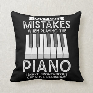 Coussin Pianiste créatif et musicien de piano amateur de m