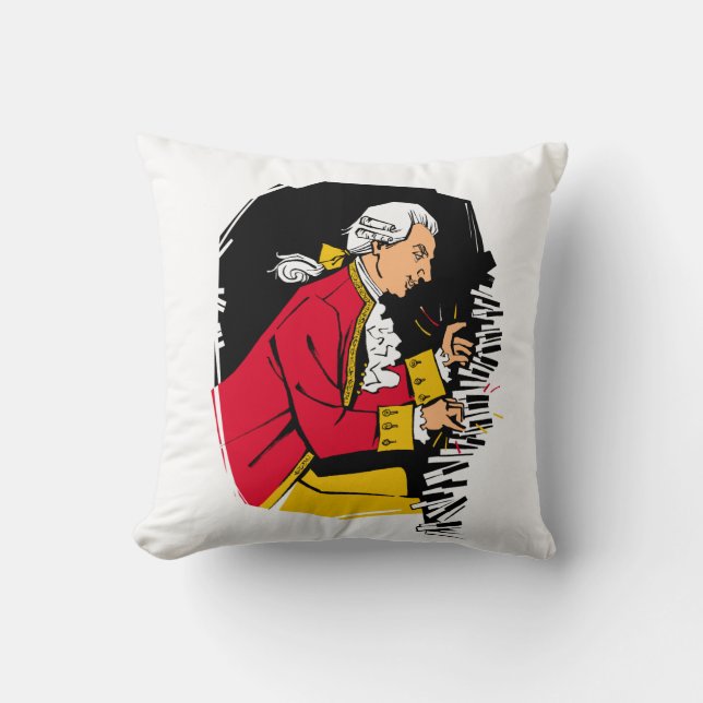 Coussin Piano de Mozart (Recto)