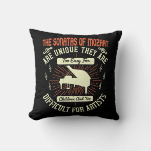 Coussin Piano - Les Sonates de Mozart