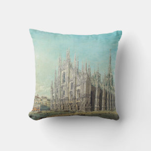 Coussin Piazza del Duomo à Milan par Carlo Bossoli