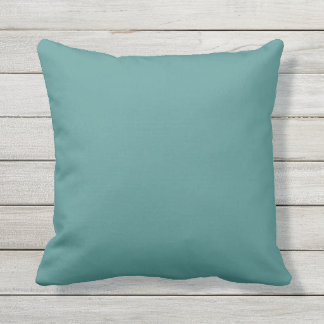 Coussin Pic solide Turquoise