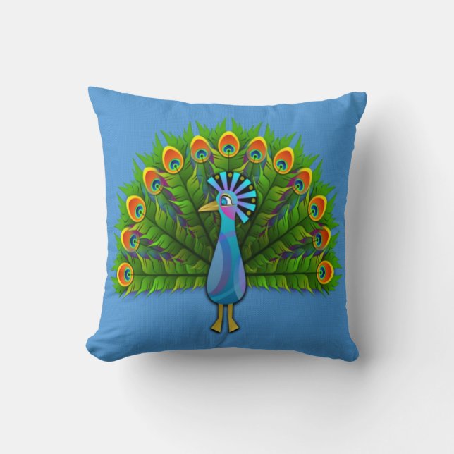 Coussin Pic sur Bleu clair (Recto)