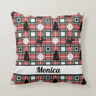 Coussin  Pickleball 🎄 et rennes Joyeux Noël 