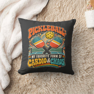 Coussin Pickleball Ma Forme Préférée de Cardio & Chaos