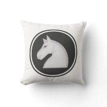 Pièce d'échecs de cheval de chevalier blanc