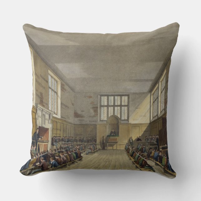 Coussin Pièce d'école de herse de la "histoire de la herse (Recto)