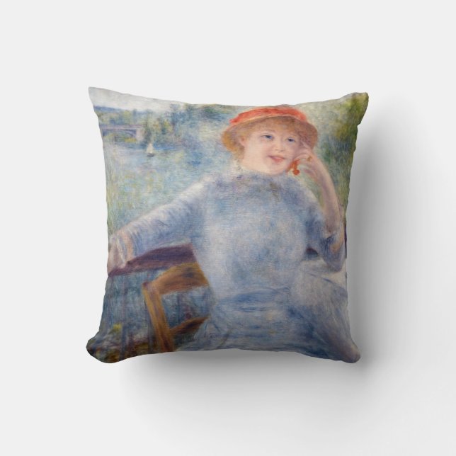 Coussin Pierre Auguste Renoir - Alphonsine Fournaise (Recto)