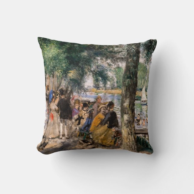 Coussin Pierre-Auguste Renoir - Baignade sur la Seine (Recto)