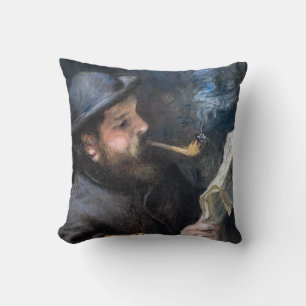 Coussin Pierre-Auguste Renoir - Claude Monet lisant