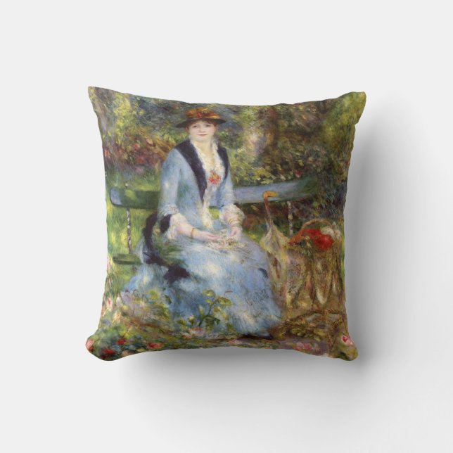 Coussin Pierre-Auguste Renoir - Dans les Roses (Recto)