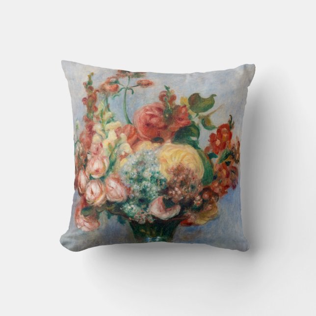 Coussin Pierre-Auguste Renoir - Fleurs dans un Vase (Recto)