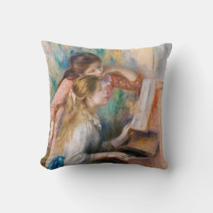 Coussin Pierre Auguste Renoir - Jeunes filles au piano