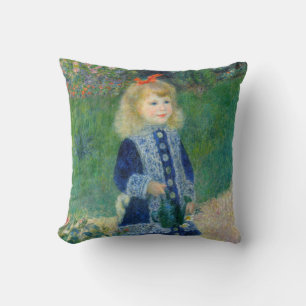 Coussin Pierre-Auguste Renoir - Une fille avec une canne d