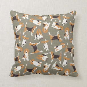 Coussin pierre de dispersion de beagle