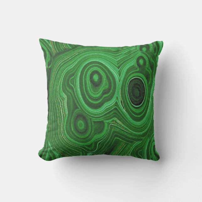 COUSSIN PIERRE DE GEM MALACHITE VERTE (Recto)