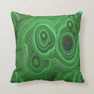 COUSSIN PIERRE DE GEM MALACHITE VERTE