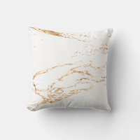 Pierre de poche en or de marbre moderne blanc pur