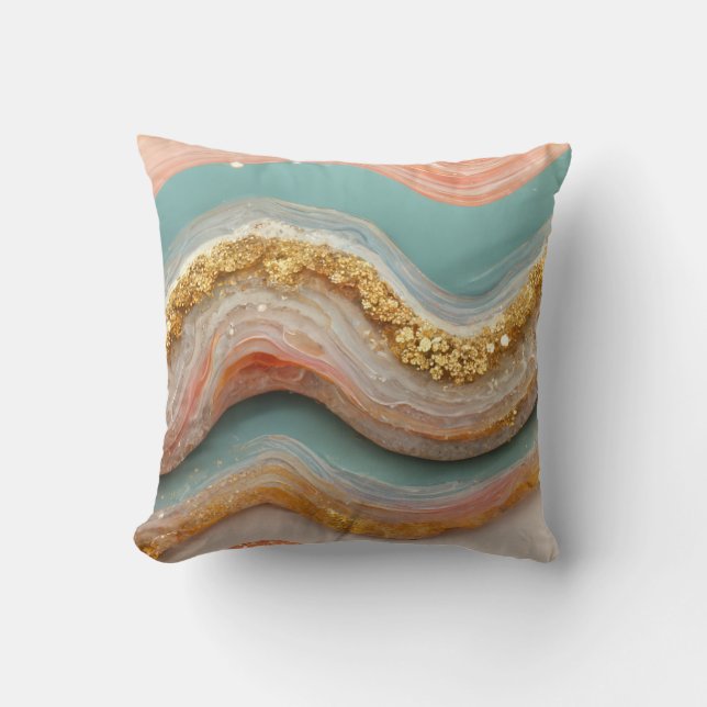 Coussin Pierre du Géode Agate (Recto)