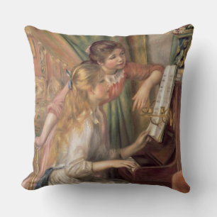 Coussin Pierre jeunes filles de Renoir un   au piano
