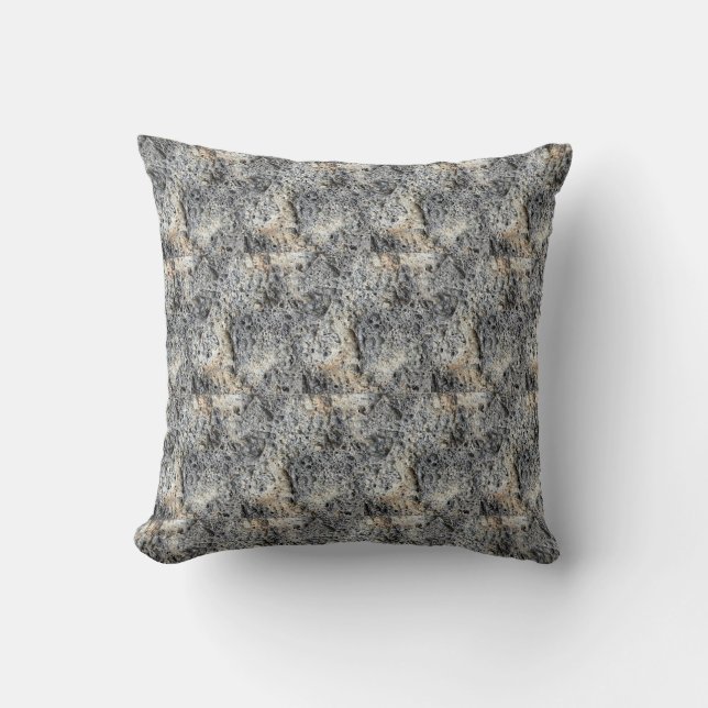 Coussin Pierre poreuse | Motif facturé | (Recto)