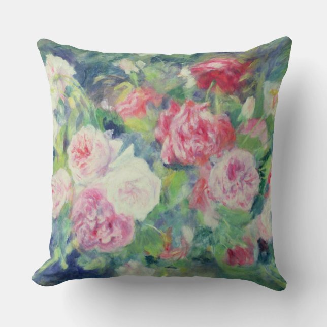Coussin Pierre roses 2 de Renoir un | (Recto)