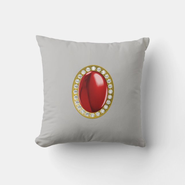 Coussin Pierre rouge (Recto)