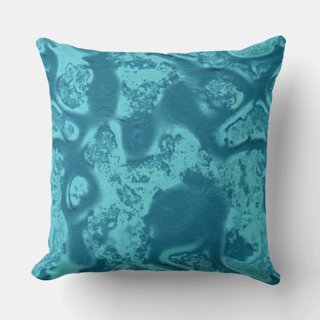 Coussin Pierre turquoise (Recto)