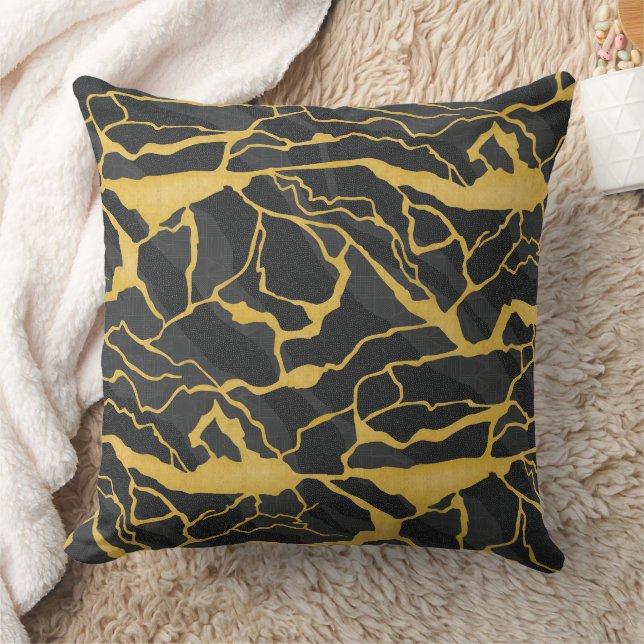 Coussin pierre veinée abstraite (Couverture)